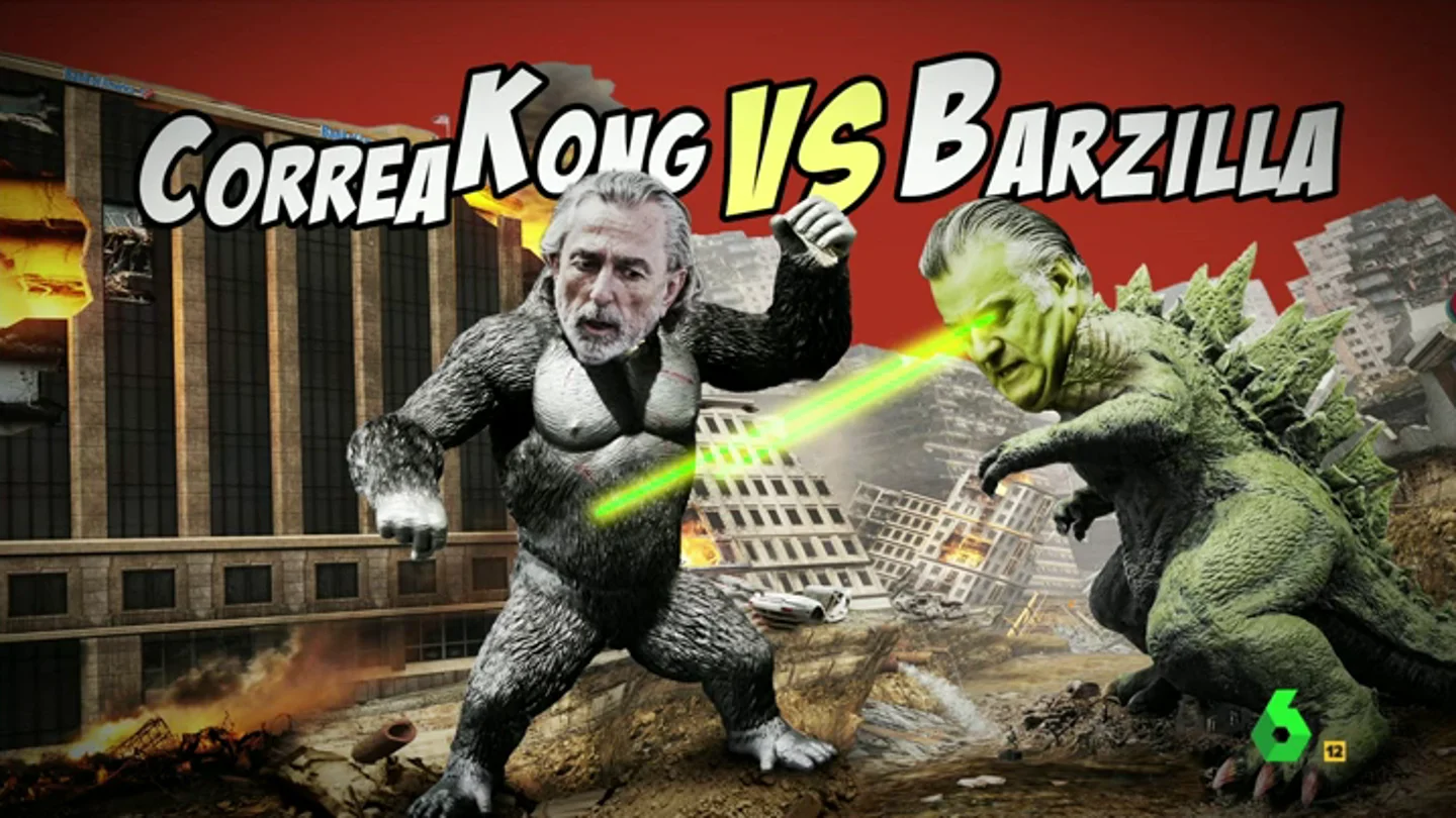 Frame 33.994531 de: Del "asalto de Correa" al "temido 'ataque cohecho'": CorreaKong VS Barzilla, "dos monstruos de la corrupción peleando a muerte" Frame 33.994531 de: Del "asalto de Correa" al "temido 'ataque cohecho'": CorreaKong VS Barzilla, "dos monstruos de la corrupción peleando a muerte"