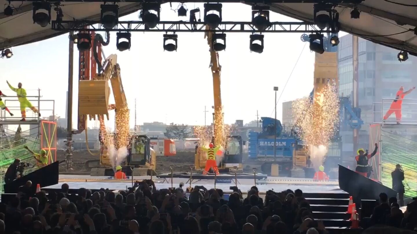 La presentaci&oacute;n del nuevo estadio de los Golden State Warriors