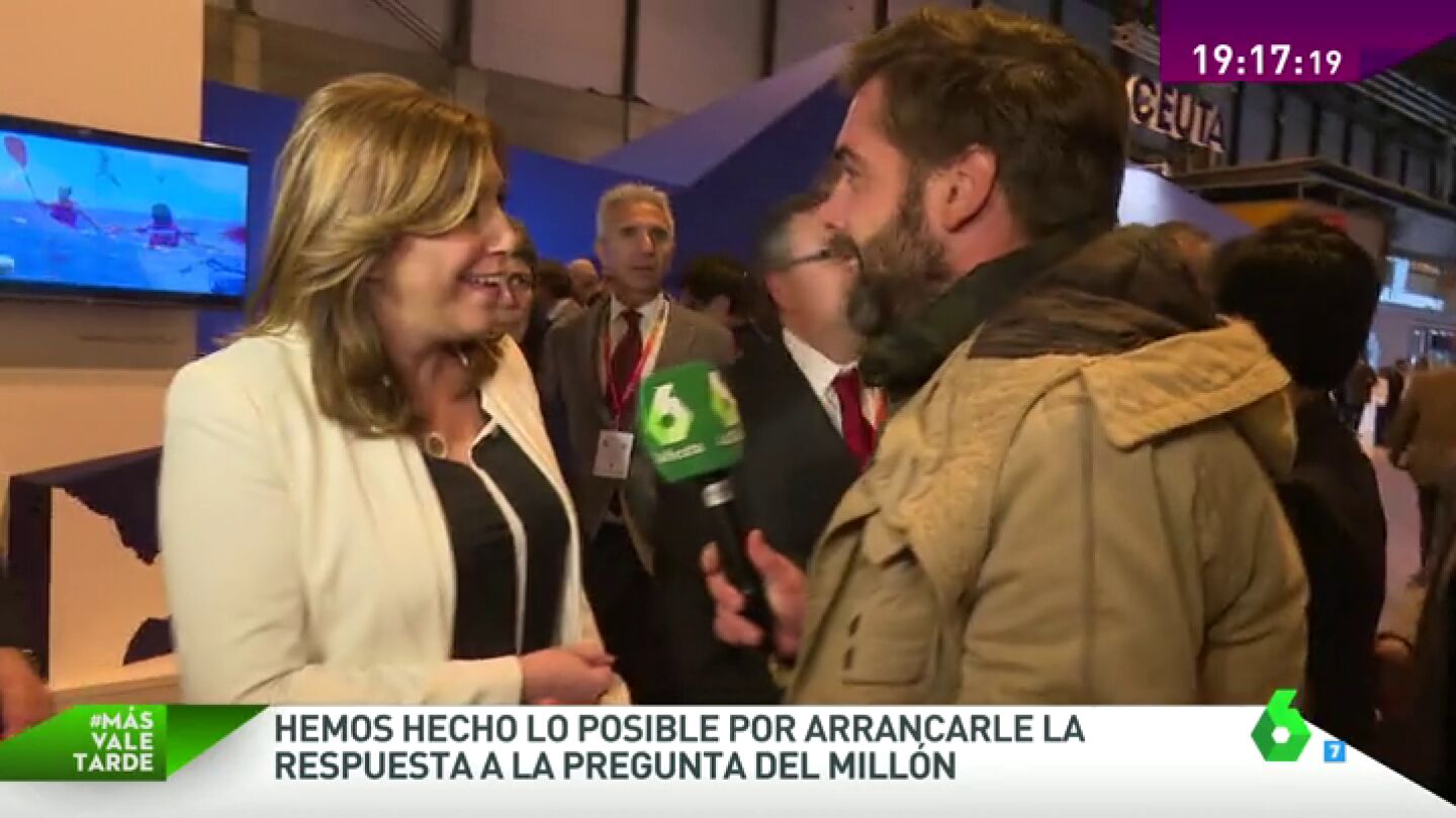 Frame 164.230483 de: Y&eacute;lamo intenta que Susana D&iacute;az responda a la pregunta del mill&oacute;n: &iquest;va a presentarse a la Secretar&iacute;a General del PSOE?