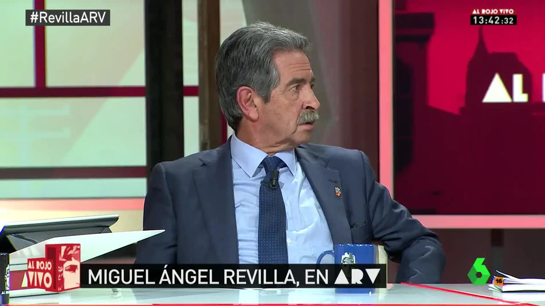 El presidente Miguel Ángel Revilla, en Al Rojo Vivo