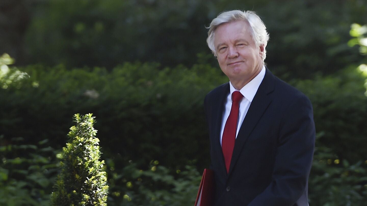 David Davis, ministro brit&aacute;nico para la salida del Reino Unido de la Uni&oacute;n Europea