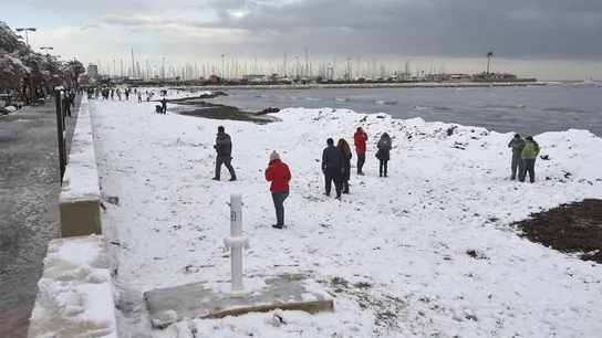 Nieva en Denia por primera vez en más de tres décadas Nieva en Denia por primera vez en más de tres décadas
