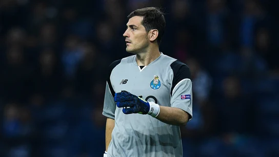 Iker Casillas en un partido con el Oporto Iker Casillas en un partido con el Oporto