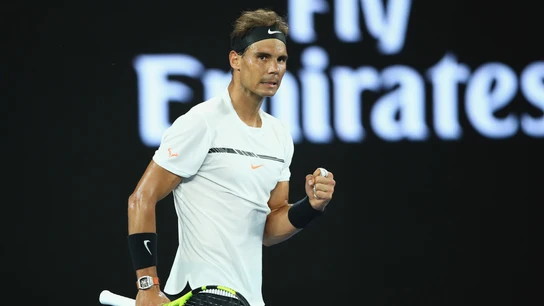 Rafa Nadal, durante su partido contra Baghdatis Rafa Nadal, durante su partido contra Baghdatis