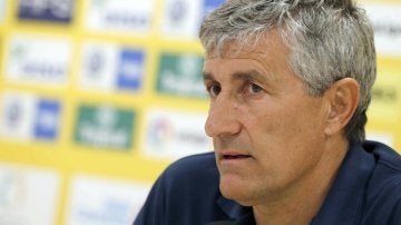 Quique Setién, entrenador de la UD Las Palmas