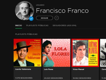 Perfil de Francisco Franco en Spotify Perfil de Francisco Franco en Spotify