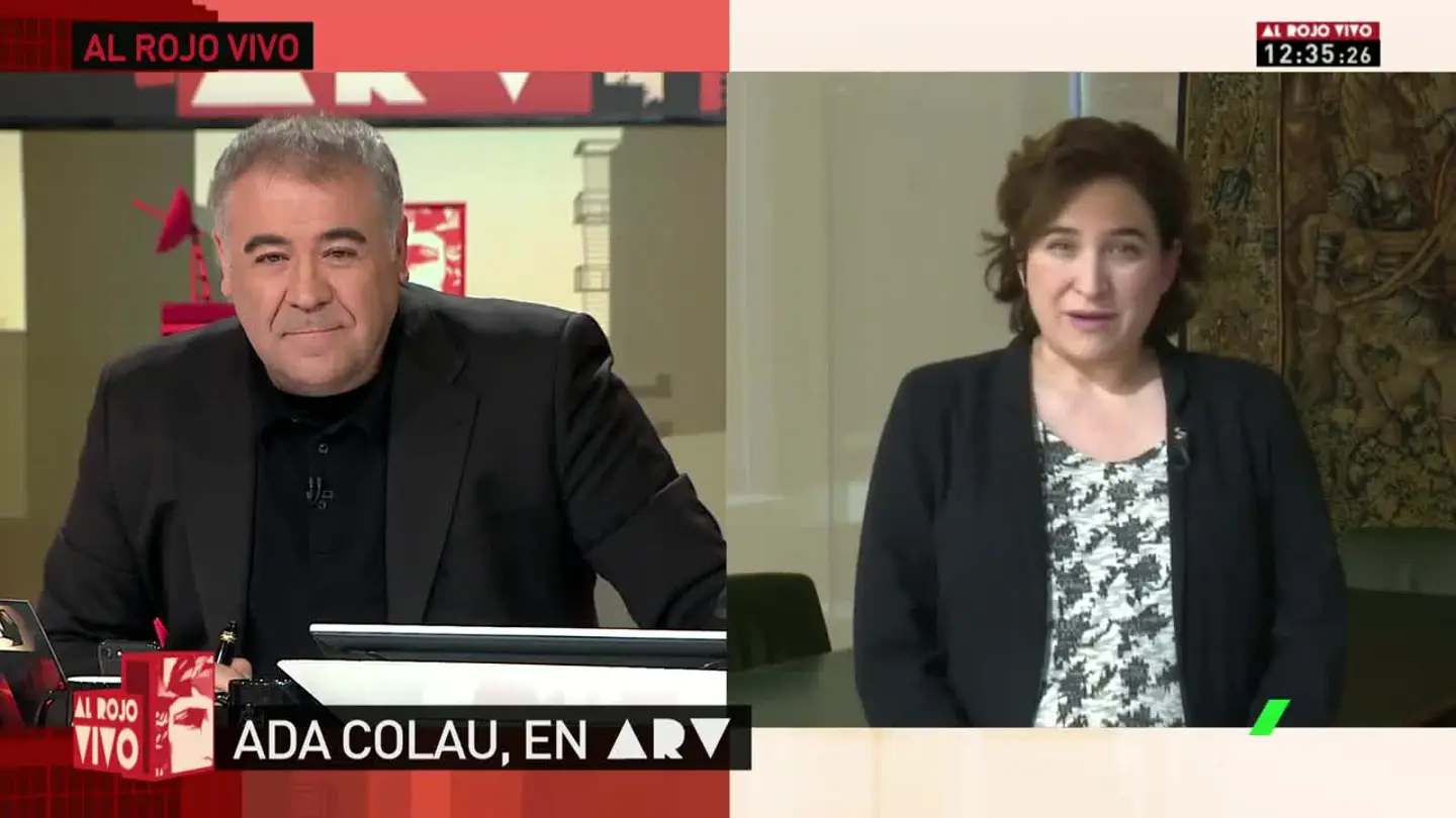 La alcaldesa de Barcelona, Ada Colau, en ARV La alcaldesa de Barcelona, Ada Colau, en ARV