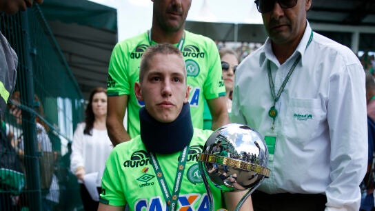 El portero Jackson Follmann, superviviente del accidente del Chapecoense