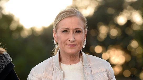 Cristina Cifuentes Funeral de Bimba Bosé