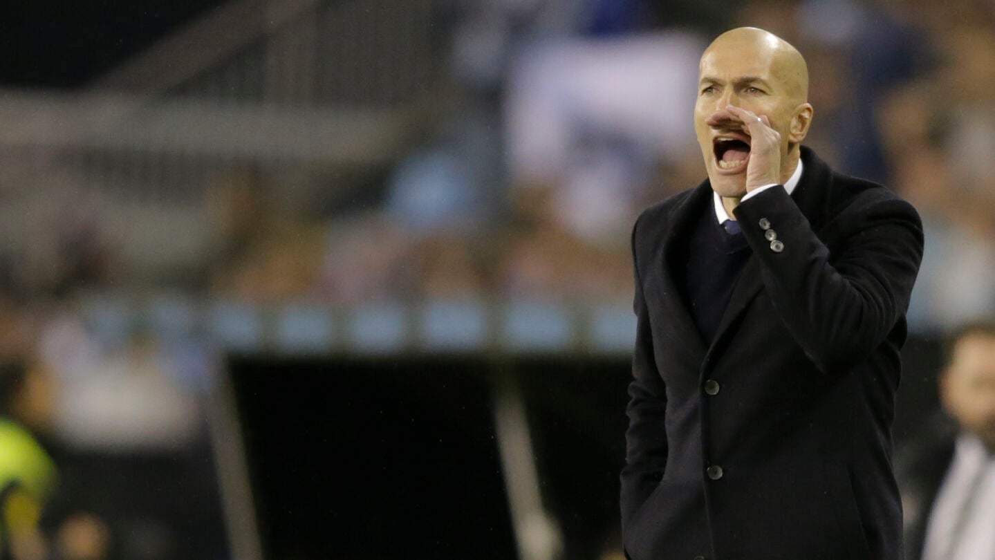Zidane, en la banda de Bala&iacute;dos