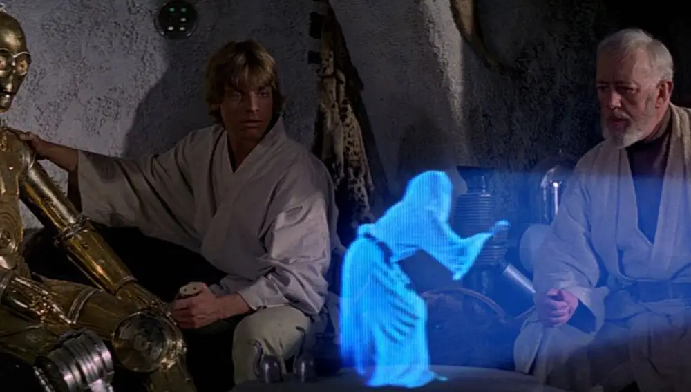 Holograma de Star Wars