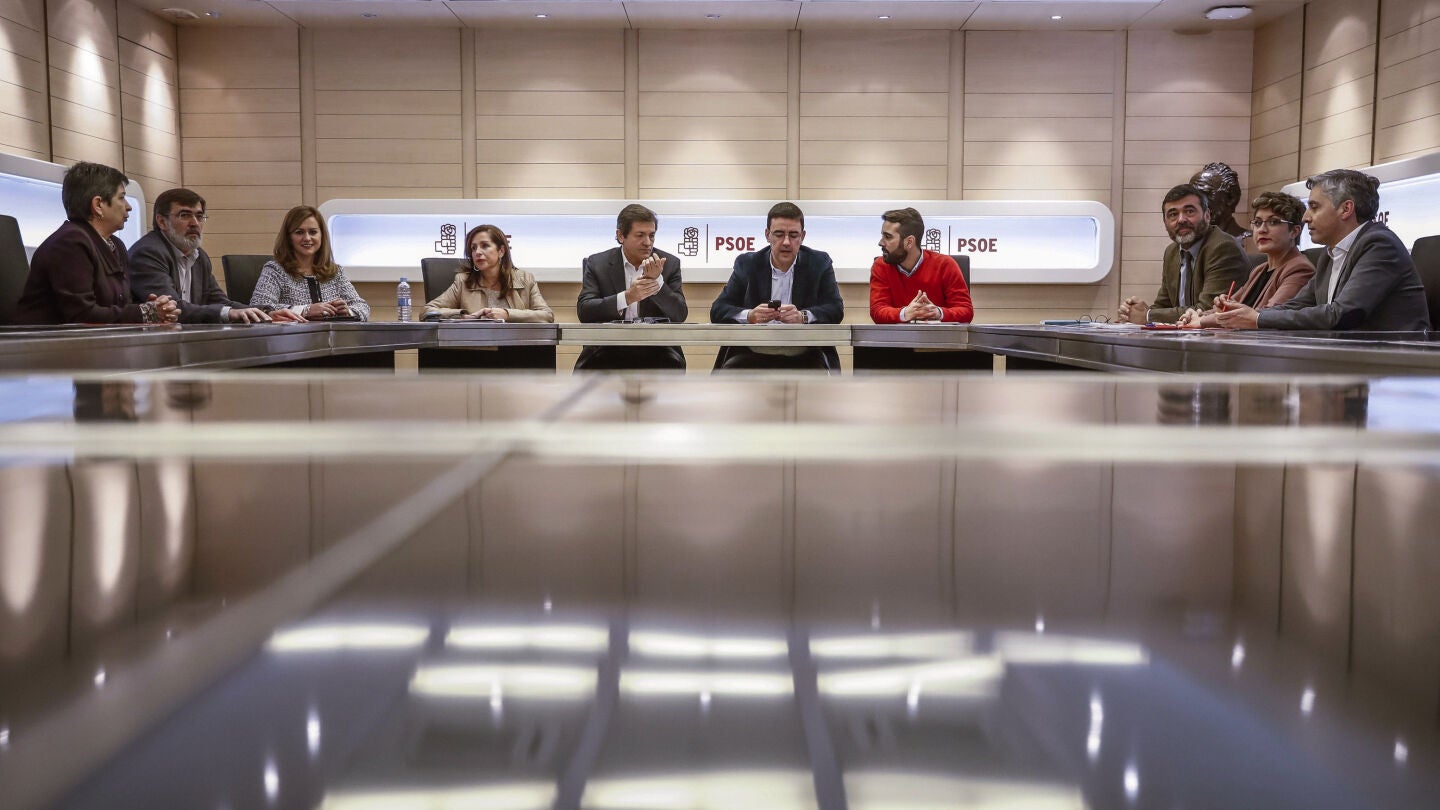 Reuni&oacute;n de la gestora del PSOE