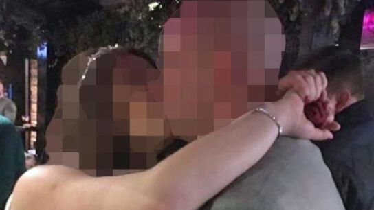 Derry Flynn McCann el d&iacute;a de su boda