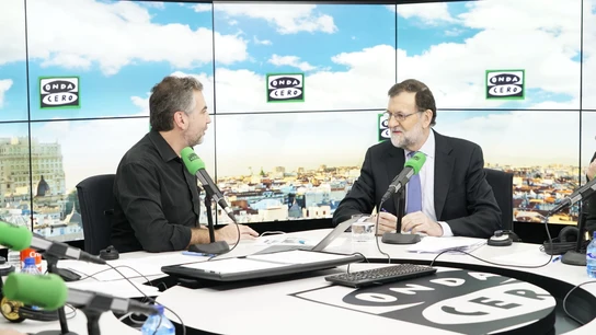 Mariano Rajoy en su entrevista con Carlos Alsina Mariano Rajoy en su entrevista con Carlos Alsina