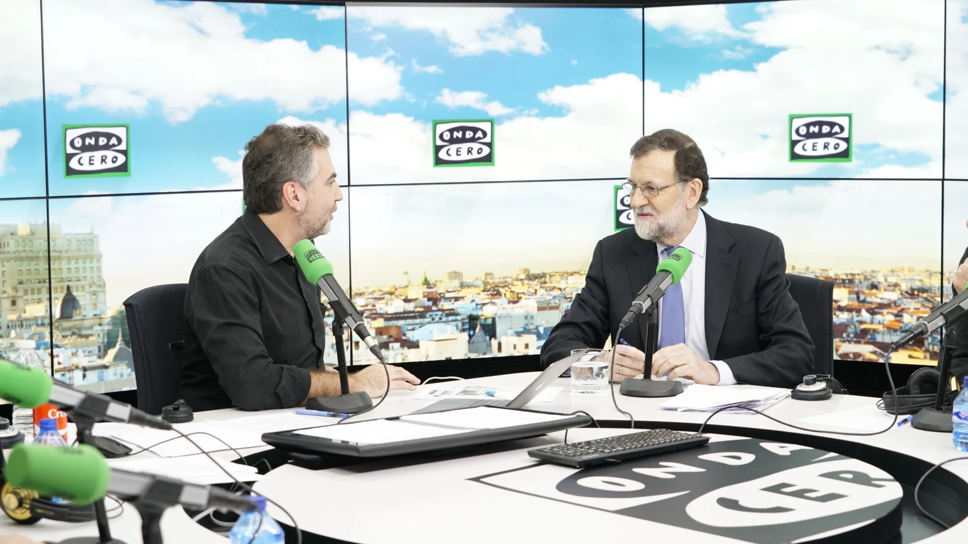Mariano Rajoy en su entrevista con Carlos Alsina