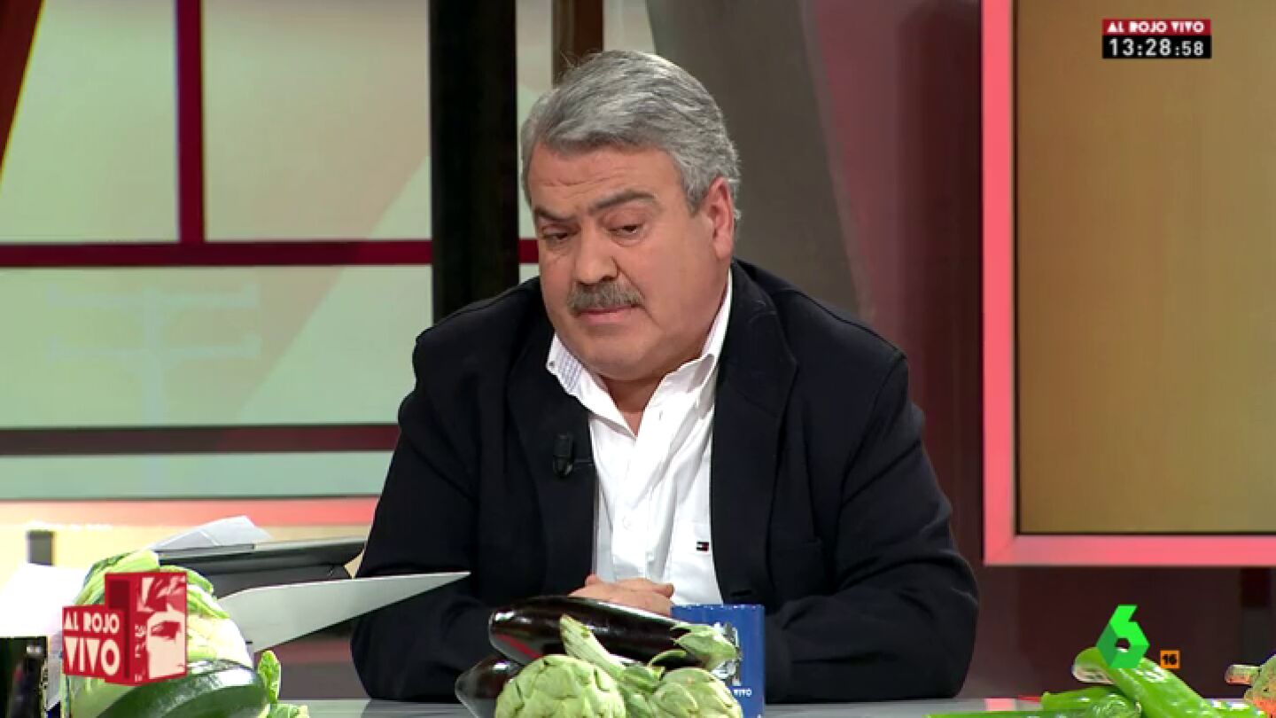 Frame 14.358606 de: Luis Pacheco, sobre la subida del precio de las hortalizas: "En Espa&ntilde;a est&aacute; suponiendo una entrada de divisas imponente"