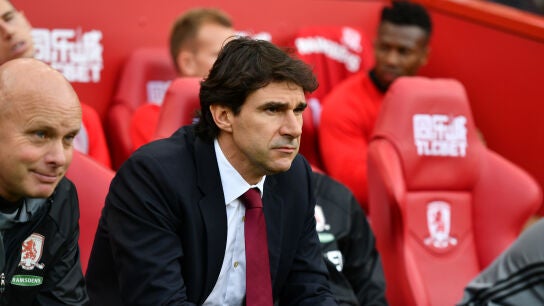 Karanka en un partido con el Middlesbrough