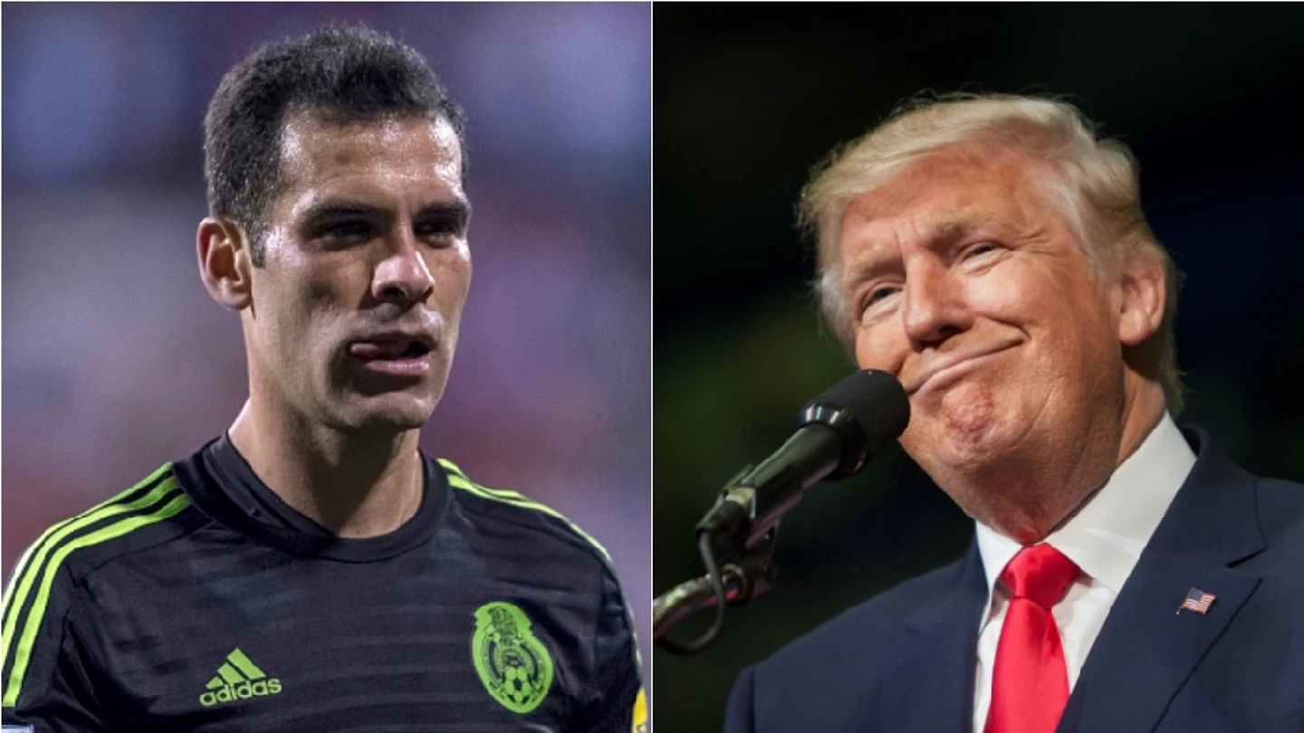 Rafa Márquez y Donald Trump Rafa Márquez y Donald Trump