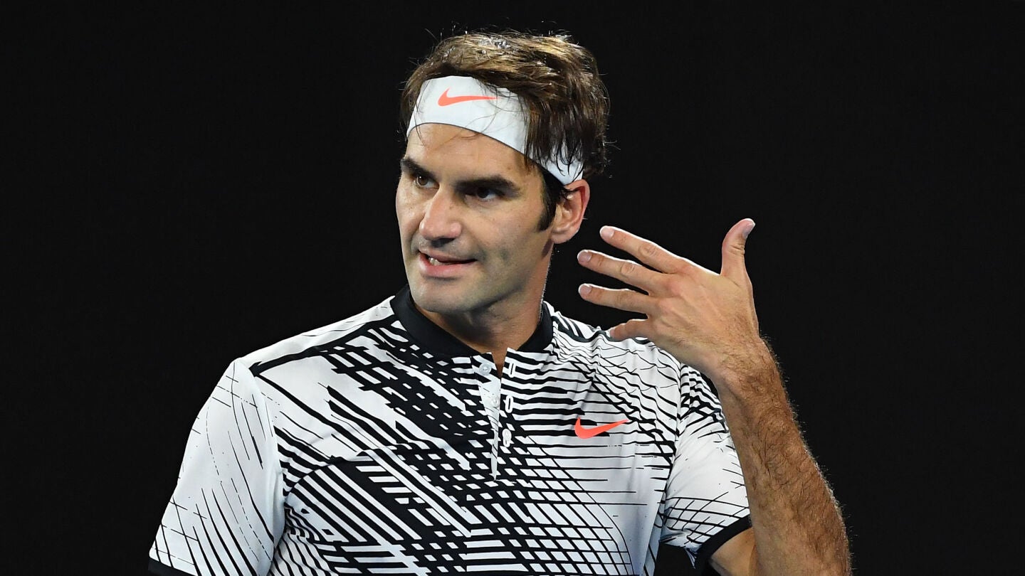 El tenista suizo Roger Federer, en el Open de Australia