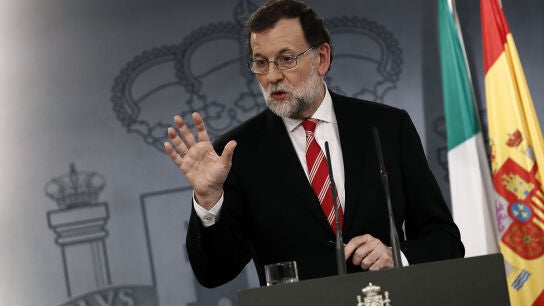 Mariano Rajoy en rueda de prensa