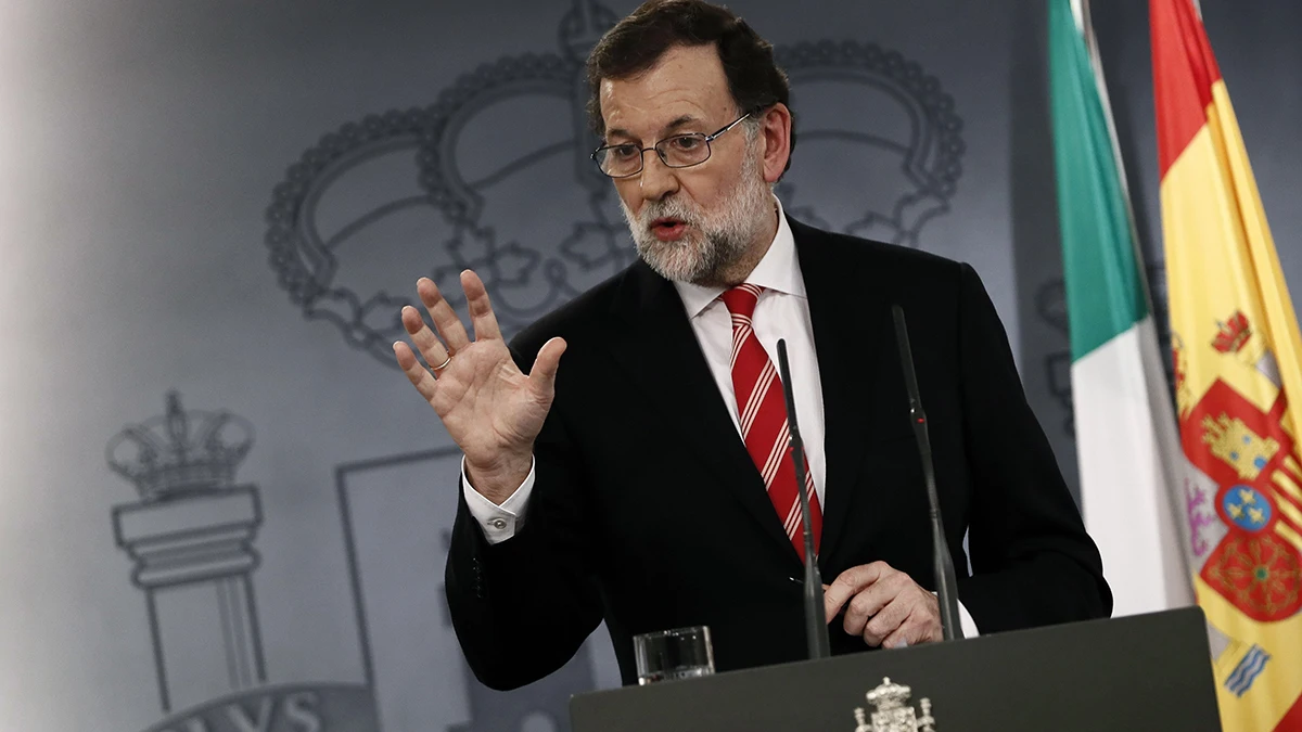 Mariano Rajoy en rueda de prensa