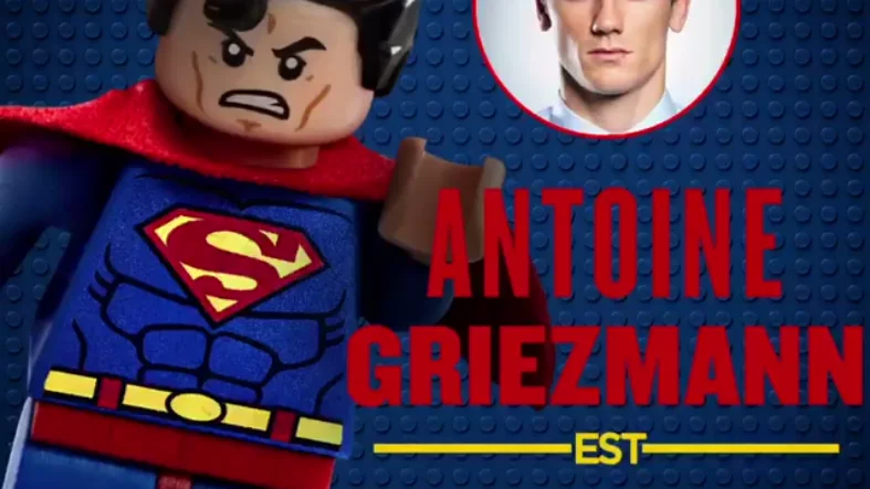 Griezmann se convierte en Superman en Lego Batman