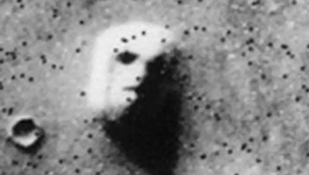Cara de Marte fotografiada por la sonda Viking 1