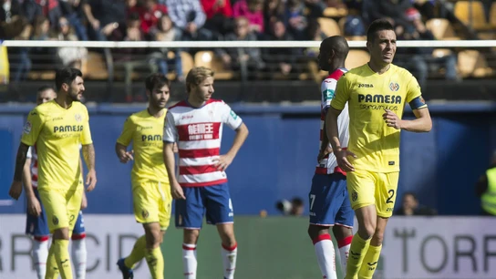 El Villarreal celebra un gol ante el Granada El Villarreal celebra un gol ante el Granada