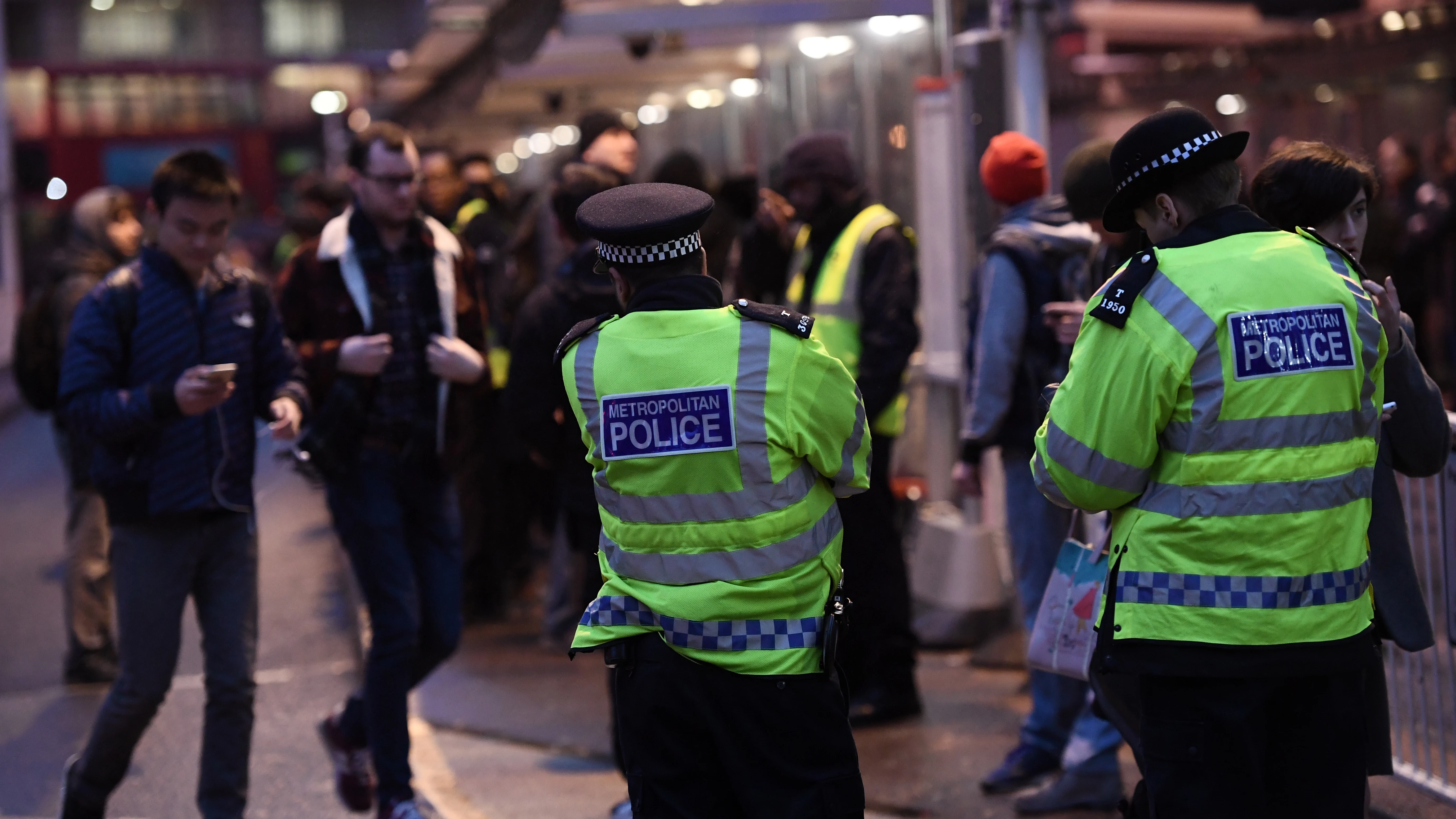 Agentes de la Policía británica