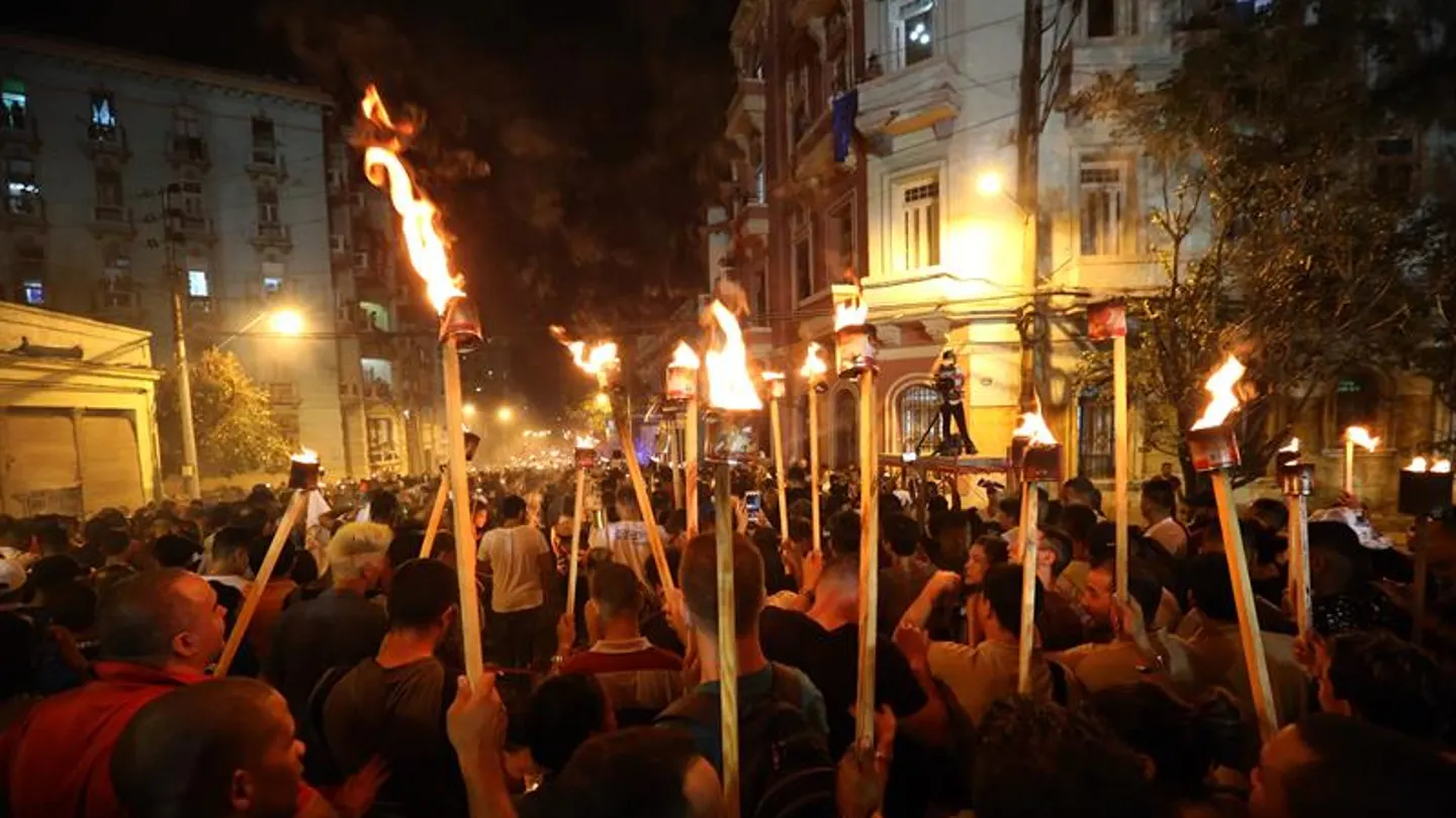 Marcha de las Antorchas Homenaje a Fidel Castro y José Martí