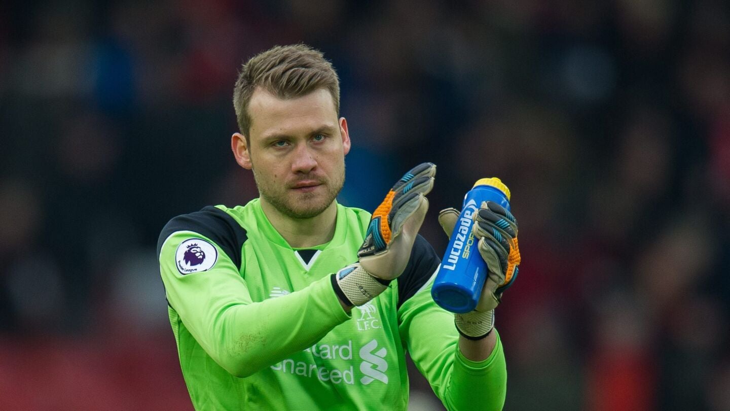 El portero del Liverpool Simon Mignolet