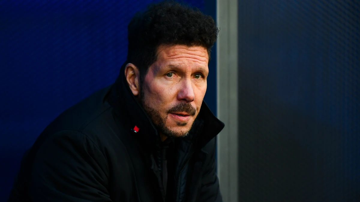 Diego Simeone, en un partido