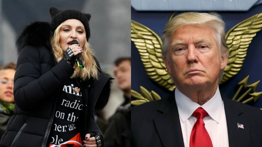 Trump responde a Madonna tras sus declaraciones en la Marcha de las Mujeres