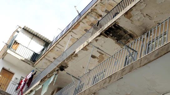 Edificio desalojado en Almería Viviendas en mal estado