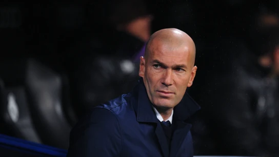Zidane, en un partido con el Real Madrid Zidane, en un partido con el Real Madrid