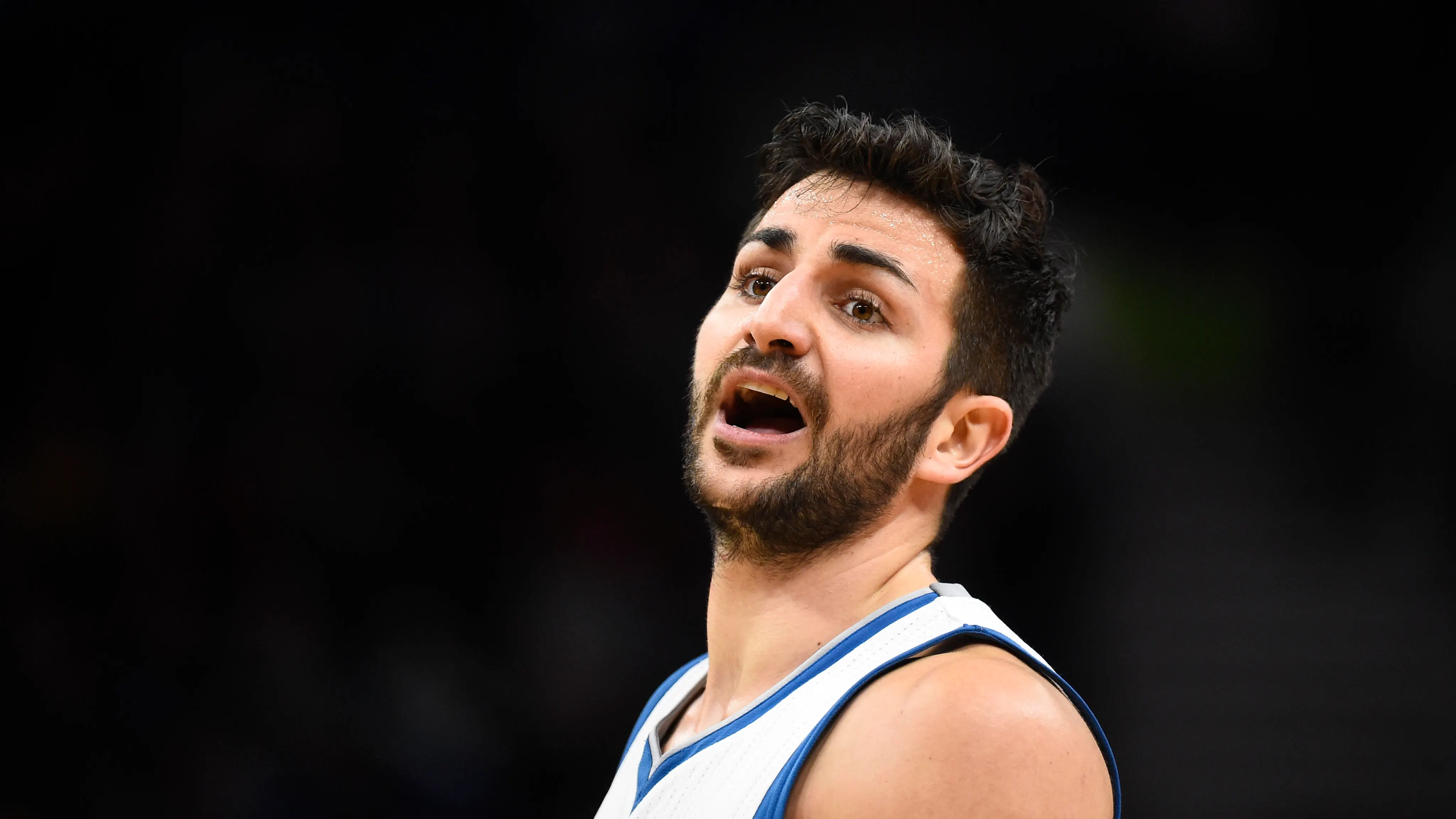 Ricky Rubio, en un partido con los Timberwolves