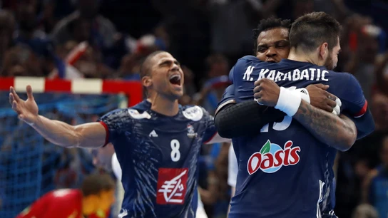 Francia celebra el Mundial de balonmano Francia celebra el Mundial de balonmano