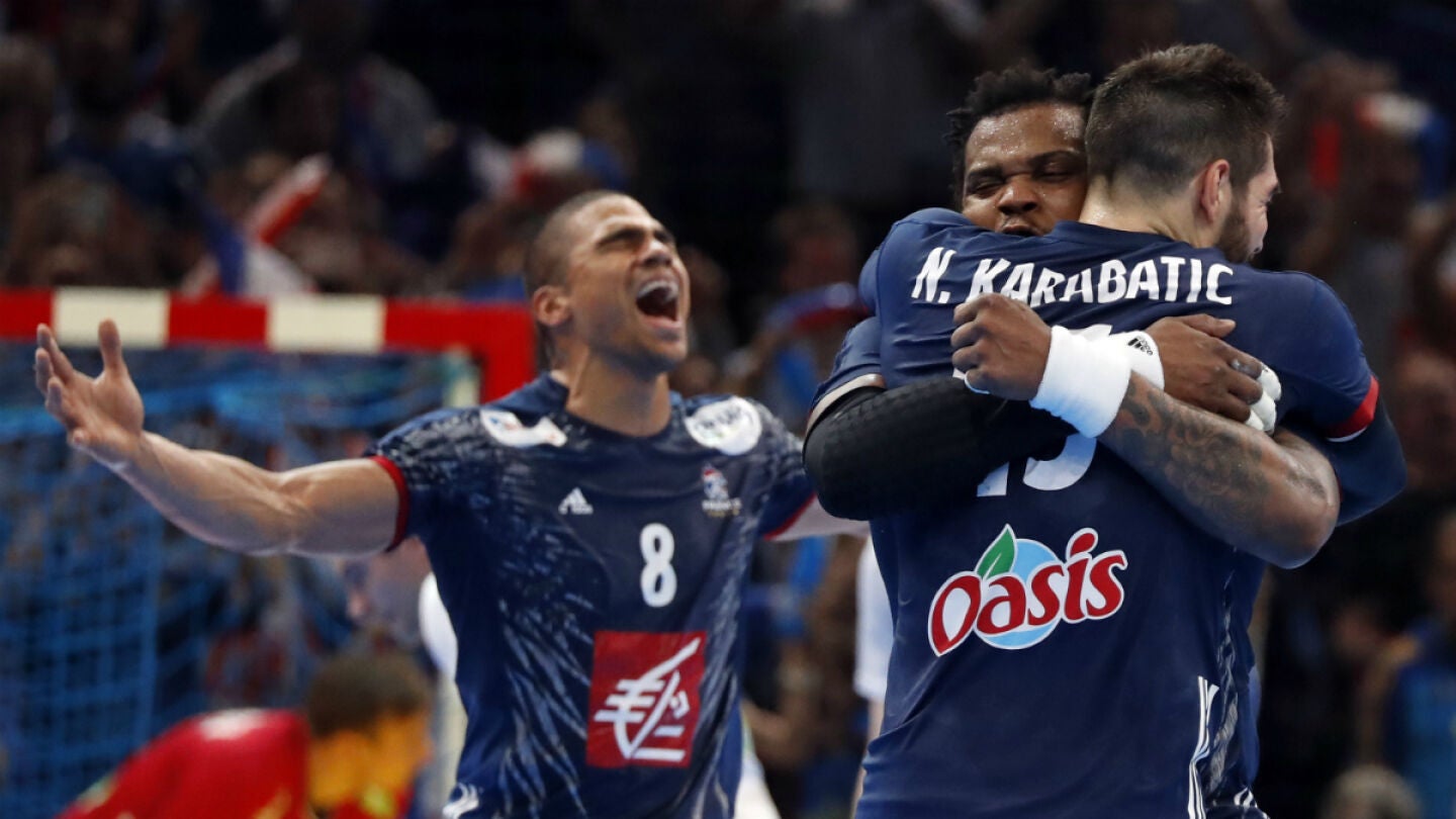 Francia celebra el Mundial de balonmano