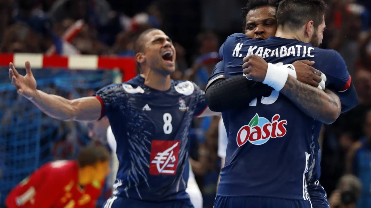 Francia celebra el Mundial de balonmano