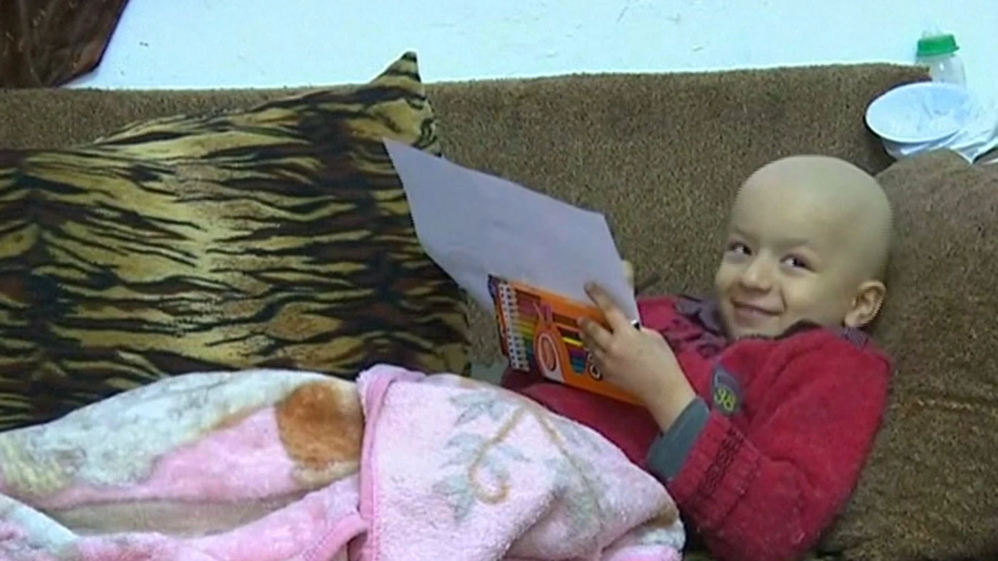Mohammed, niño sirio enfermo de cáncer Mohammed, niño sirio enfermo de cáncer