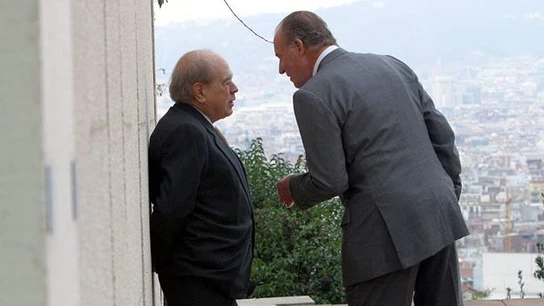 Imagen de archivo de Juan Carlos y Jordi Pujol Imagen de archivo de Juan Carlos y Jordi Pujol