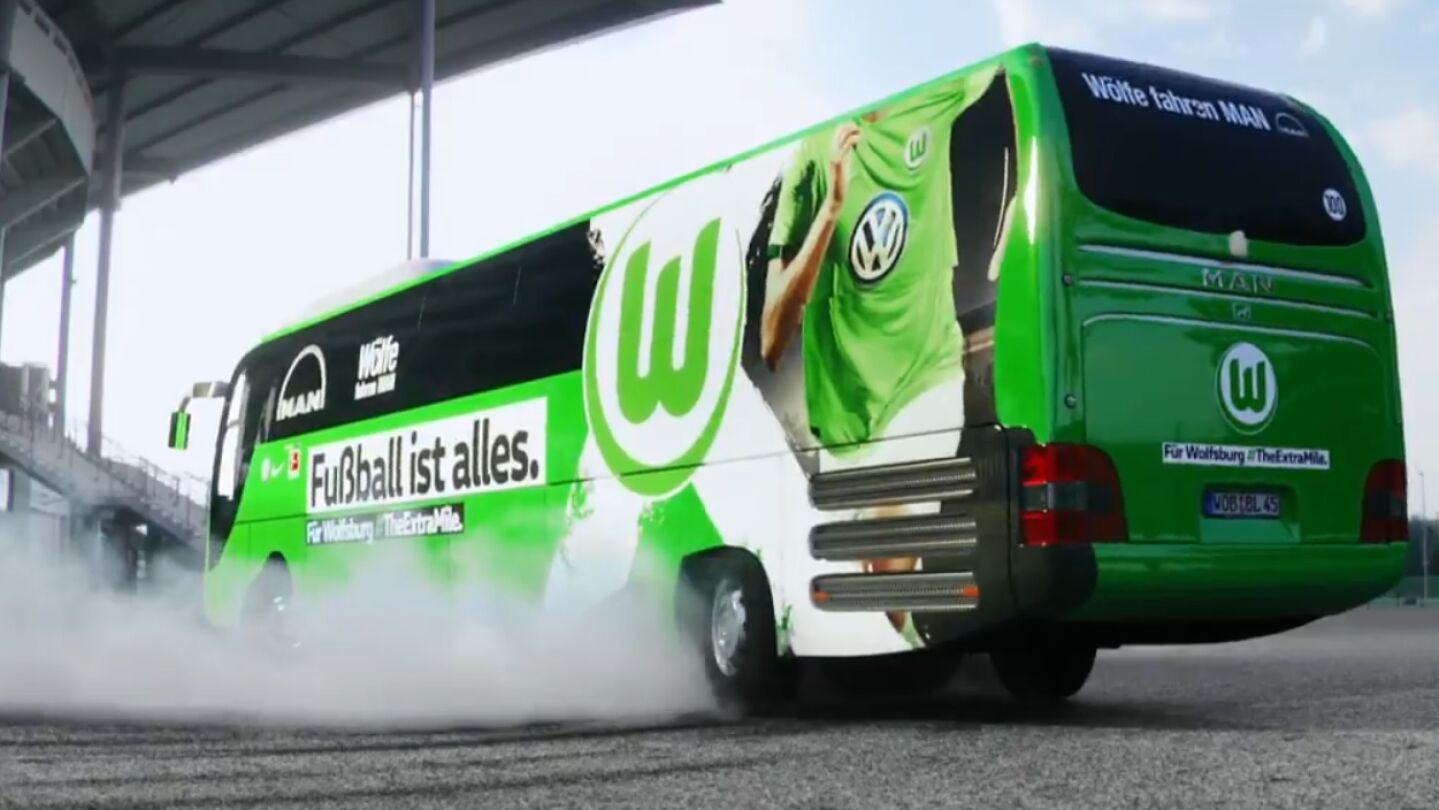 Trompo del autob&uacute;s del Wolfsburgo