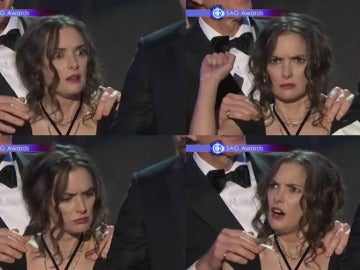 Las caras de Winona Ryder en los Premios SAG Las caras de Winona Ryder en los Premios SAG