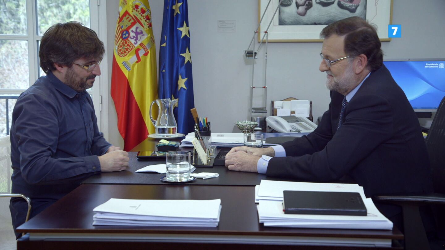 Jordi &Eacute;vole y Mariano Rajoy