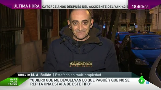Frame 246.521154 de: Miguel Ángel, víctima de la estafa de multipropiedades: "Me avergüenzo de mí mismo, he tenido que pedir dinero a mis hijos para pagar" Frame 246.521154 de: Miguel Ángel, víctima de la estafa de multipropiedades: "Me avergüenzo de mí mismo, he tenido que pedir dinero a mis hijos para pagar"