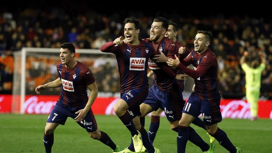 El Eibar celebra un gol El Eibar celebra un gol