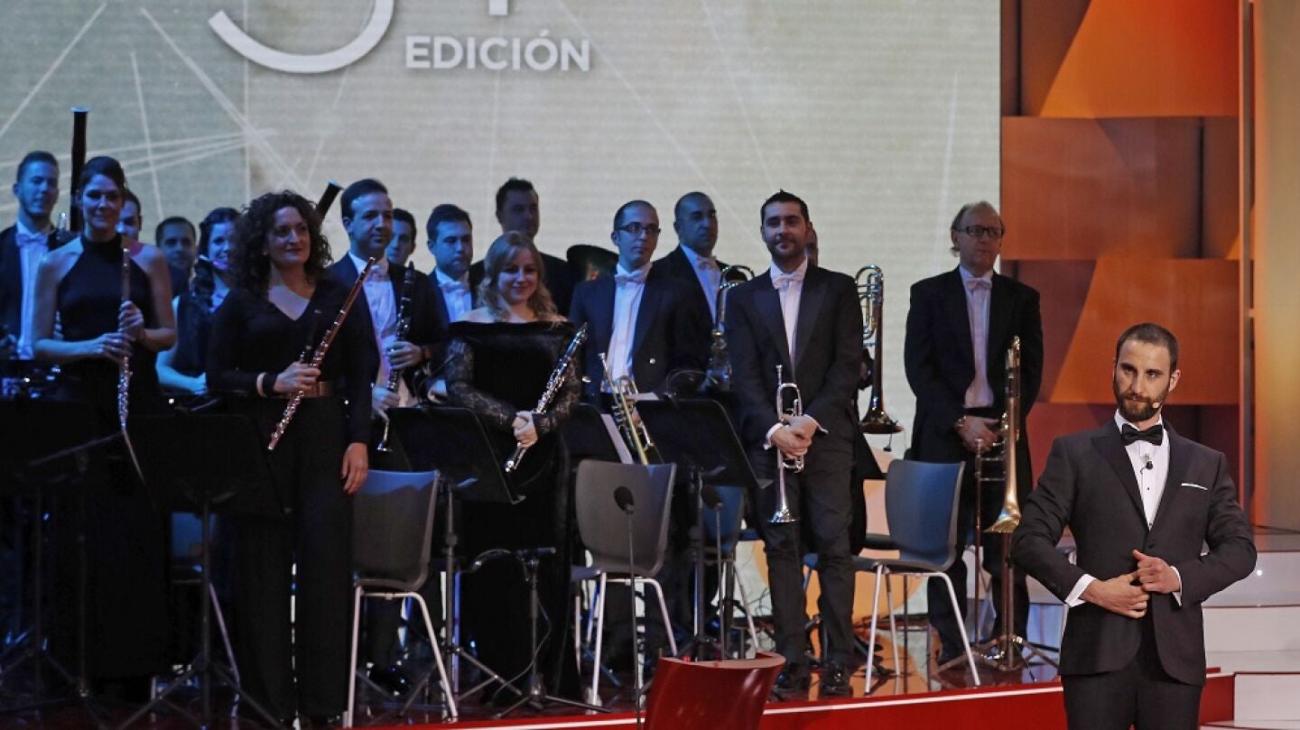Dani Rovira durante la gala de los Premios Goya 2017