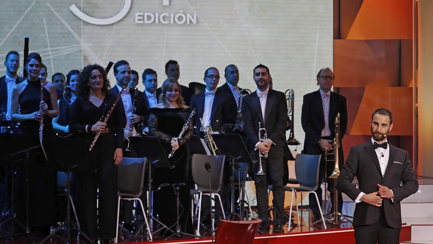 Dani Rovira durante la gala de los Premios Goya 2017 Dani Rovira durante la gala de los Premios Goya 2017