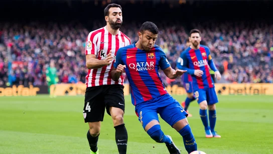 Rafinha durante el partido frente al Athletic Rafinha durante el partido frente al Athletic
