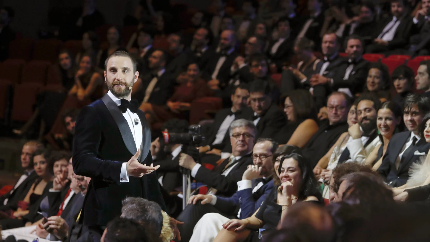 Dani Rovira durante los Goya 2017 Dani Rovira durante los Goya 2017